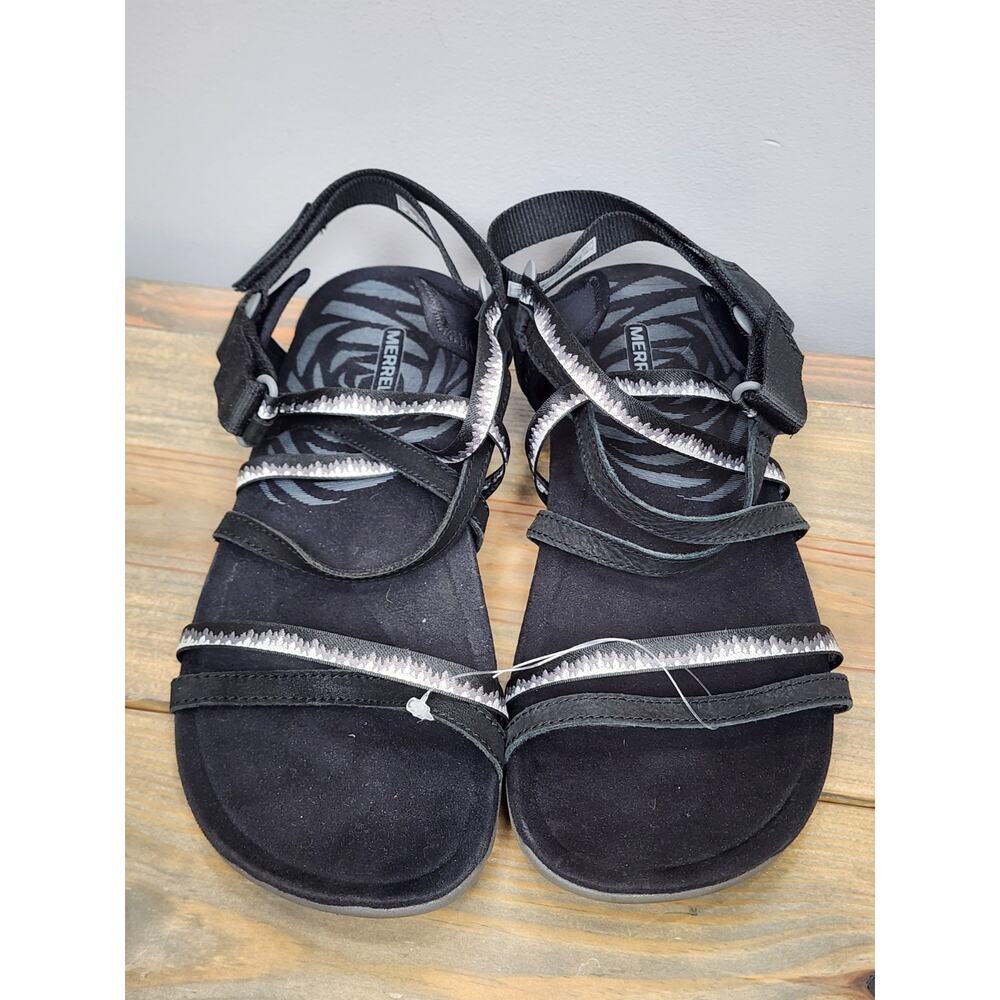 Merrell Womens Terran 3 Cush Lattice Sandal Black Size 10